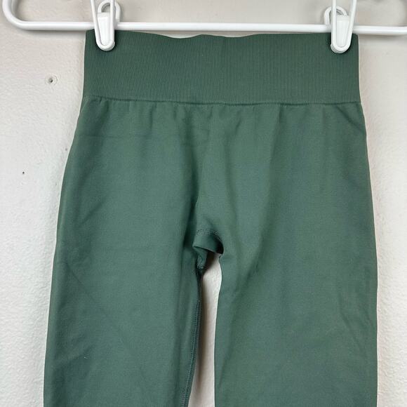 Lorna Jane Seamless Leggings with Side Lace Style Detail XS - Picture 3 of 10